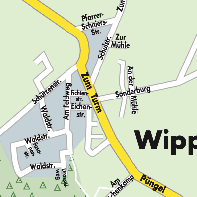 Stadtplan Wippingen
