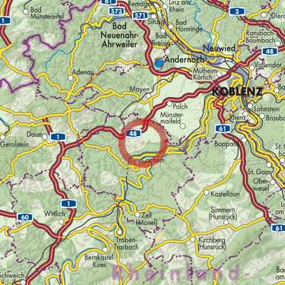 Landkarte Wirfus