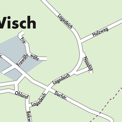 Stadtplan Wisch