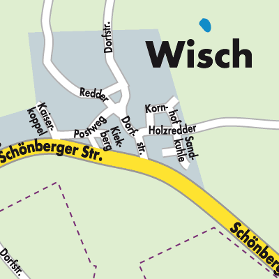 Stadtplan Wisch