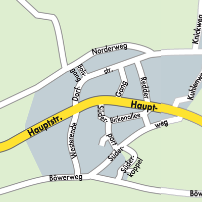 Stadtplan Wittbek
