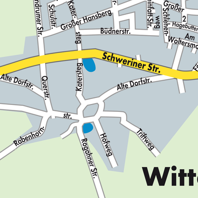 Stadtplan Wittenförden