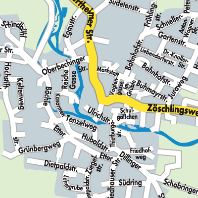 Stadtplan Wittislingen