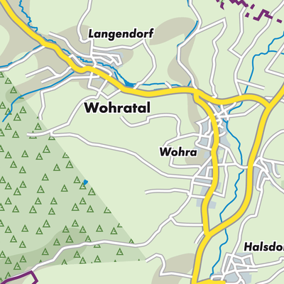 Übersichtsplan Wohratal
