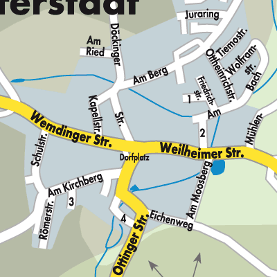 Stadtplan Wolferstadt