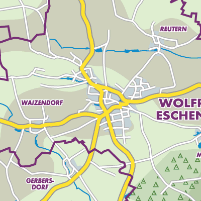 Übersichtsplan Wolframs-Eschenbach