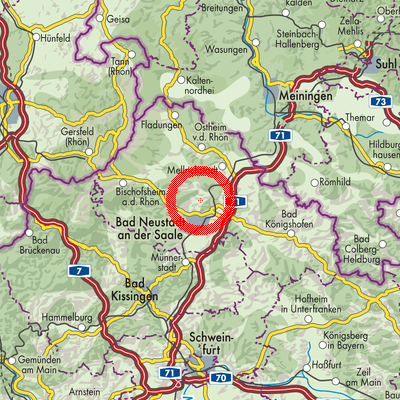 Landkarte Wollbach