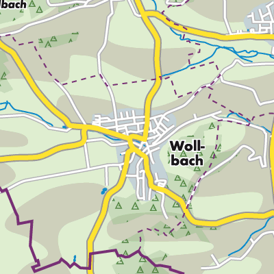 Übersichtsplan Wollbach