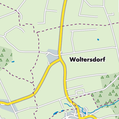 Übersichtsplan Woltersdorf