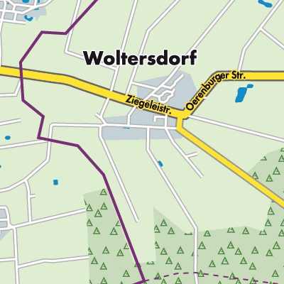 Übersichtsplan Woltersdorf