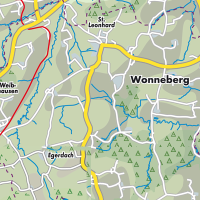 Übersichtsplan Wonneberg
