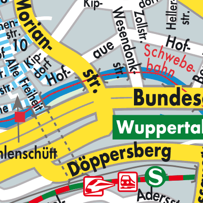 Stadtplan Wuppertal