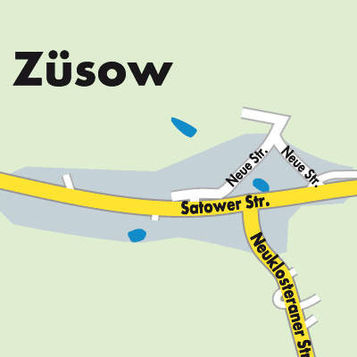 Stadtplan Züsow