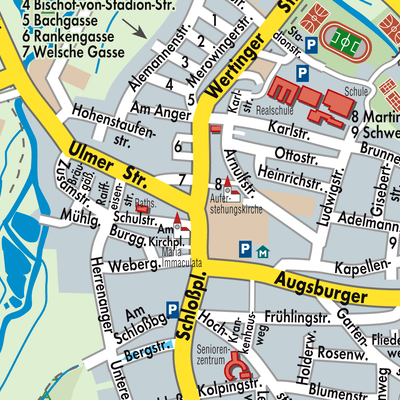 Stadtplan Zusmarshausen